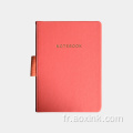 A5 Notebook Travel Leather Printing personnalisé avec porte-stylo